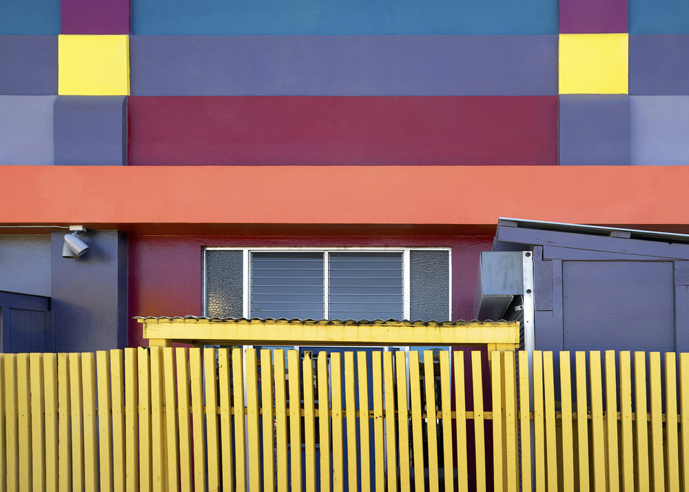 Yellow Fence, Santa Cruz, CA, 2014