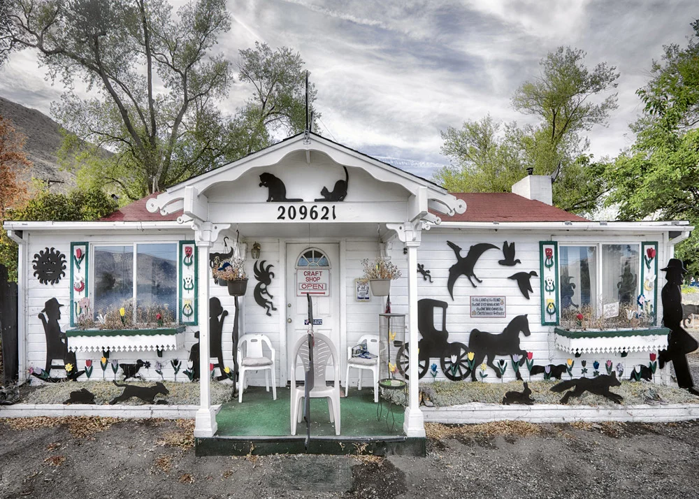 Silhouette House, Mono County, CA, 2015 (c)