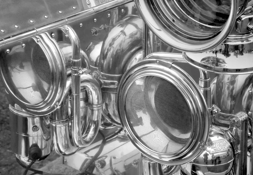 Horn Detail, 1910 Rolls Royce Silver Ghost, 2005