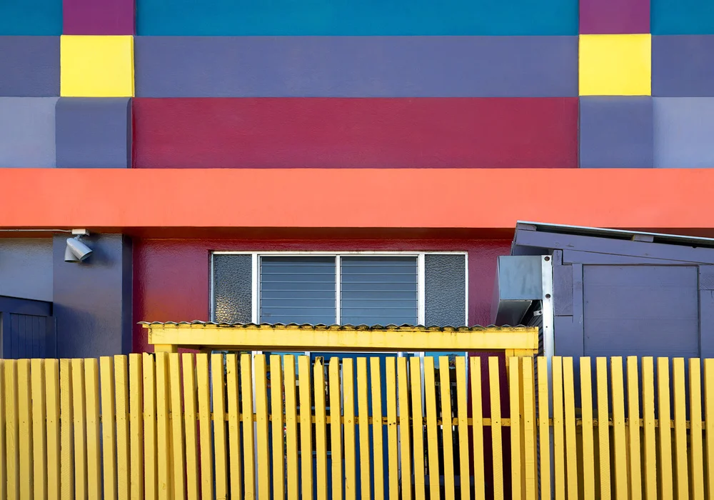 Yellow Fence, Santa Cruz, CA, 2014