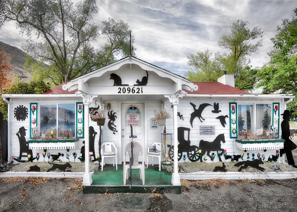 Silhouette House, Mono County, CA, 2015 (c)
