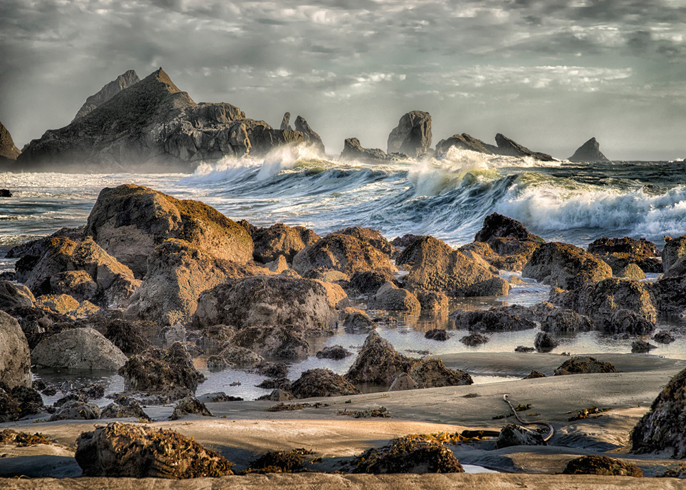 Sunset, Lone Ranch Beach, OR, 2015