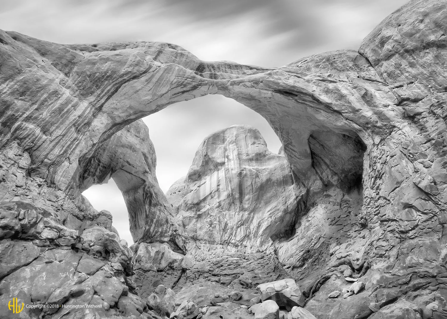 Double Arch, Arches N. P., UT, 2009