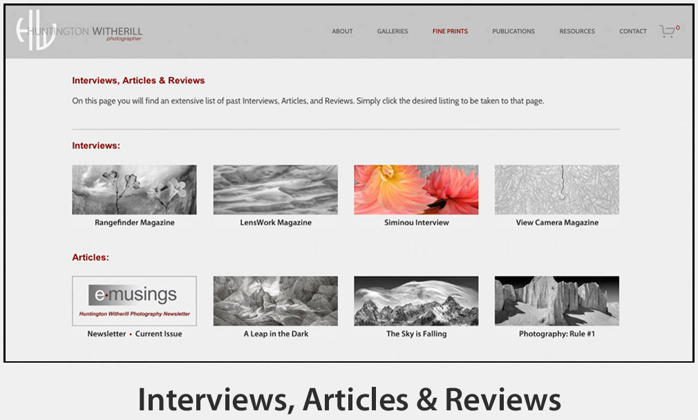 Interviews, Articles & Reviews