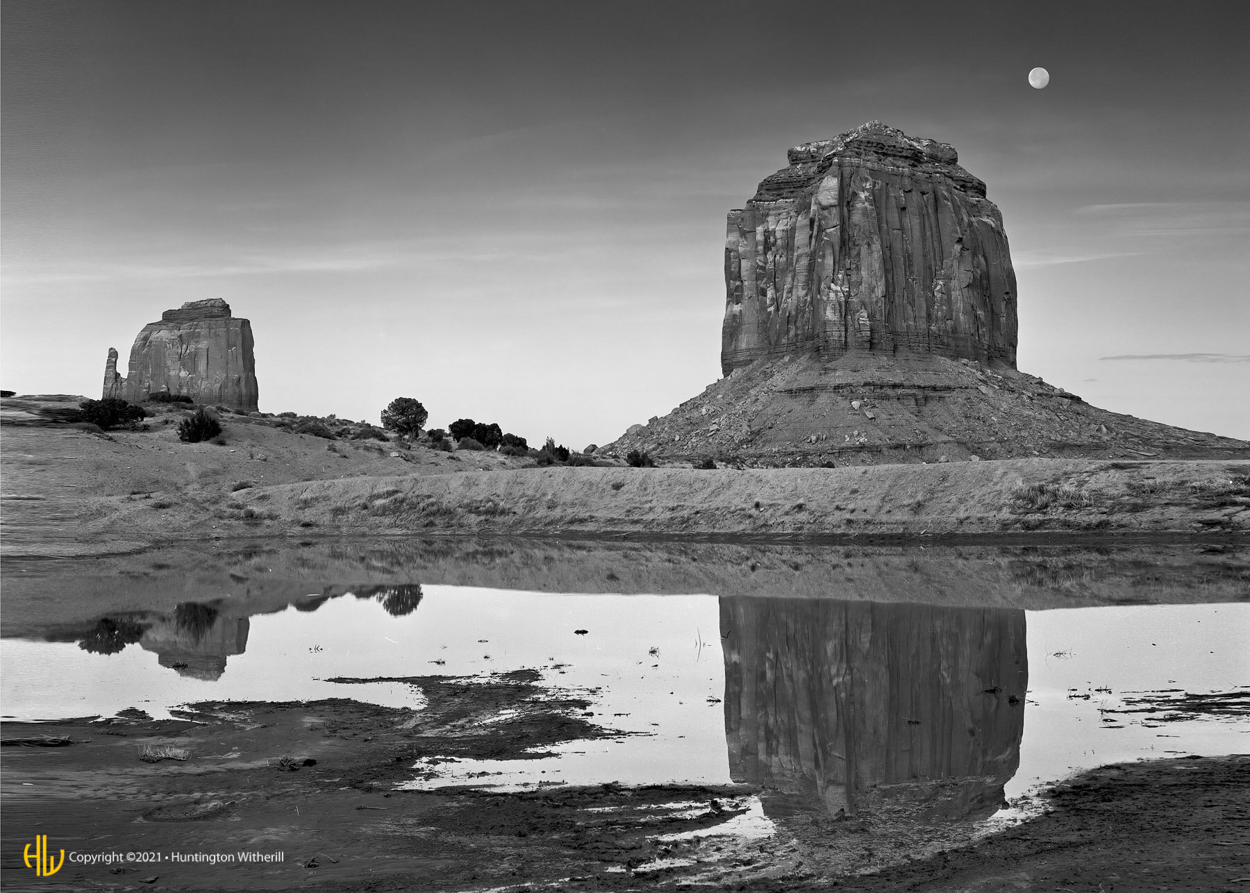 Moonrise, Monument Valley, AZ, 1978