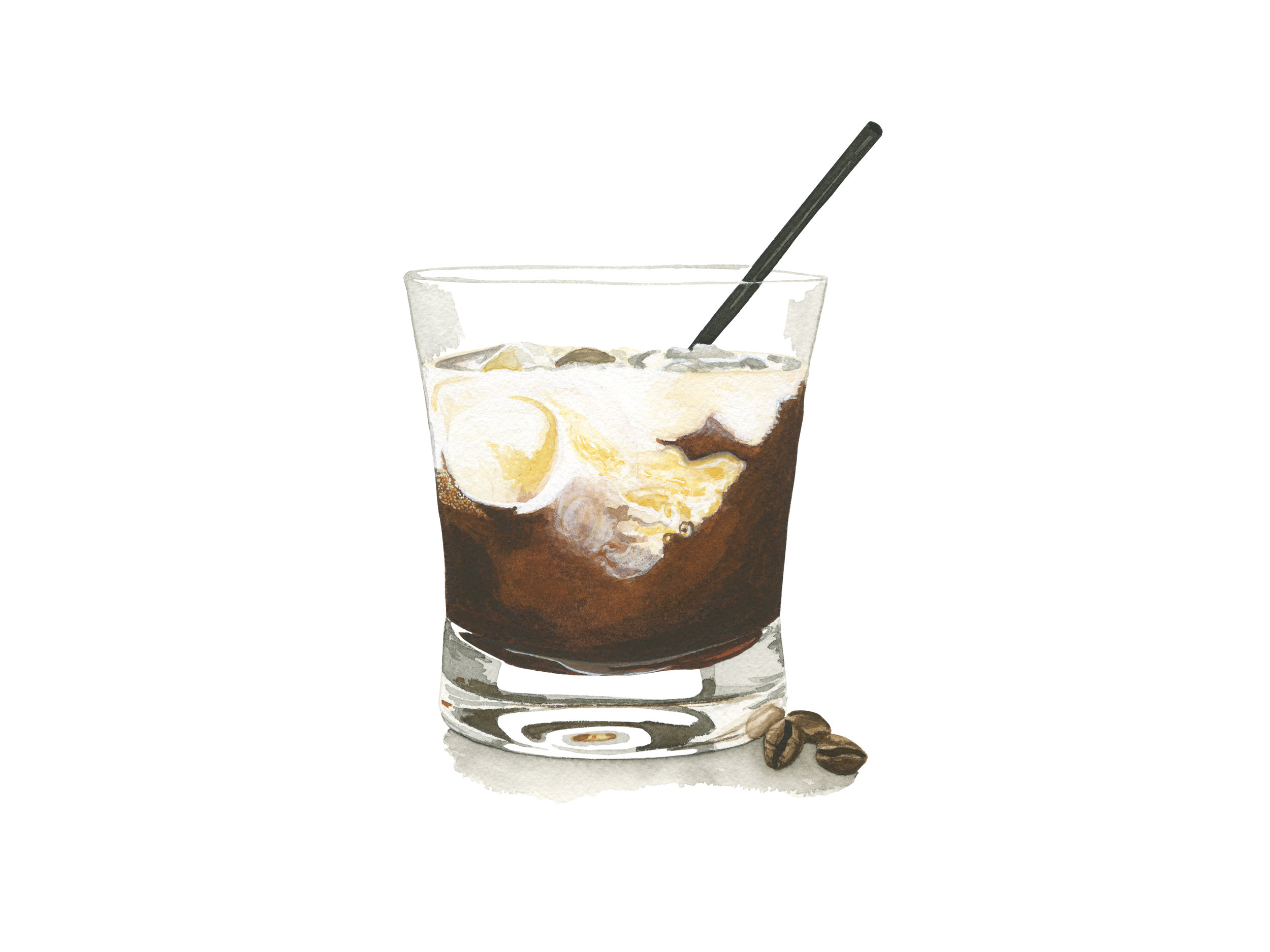 White Russian | Mid-Century Cocktail Series