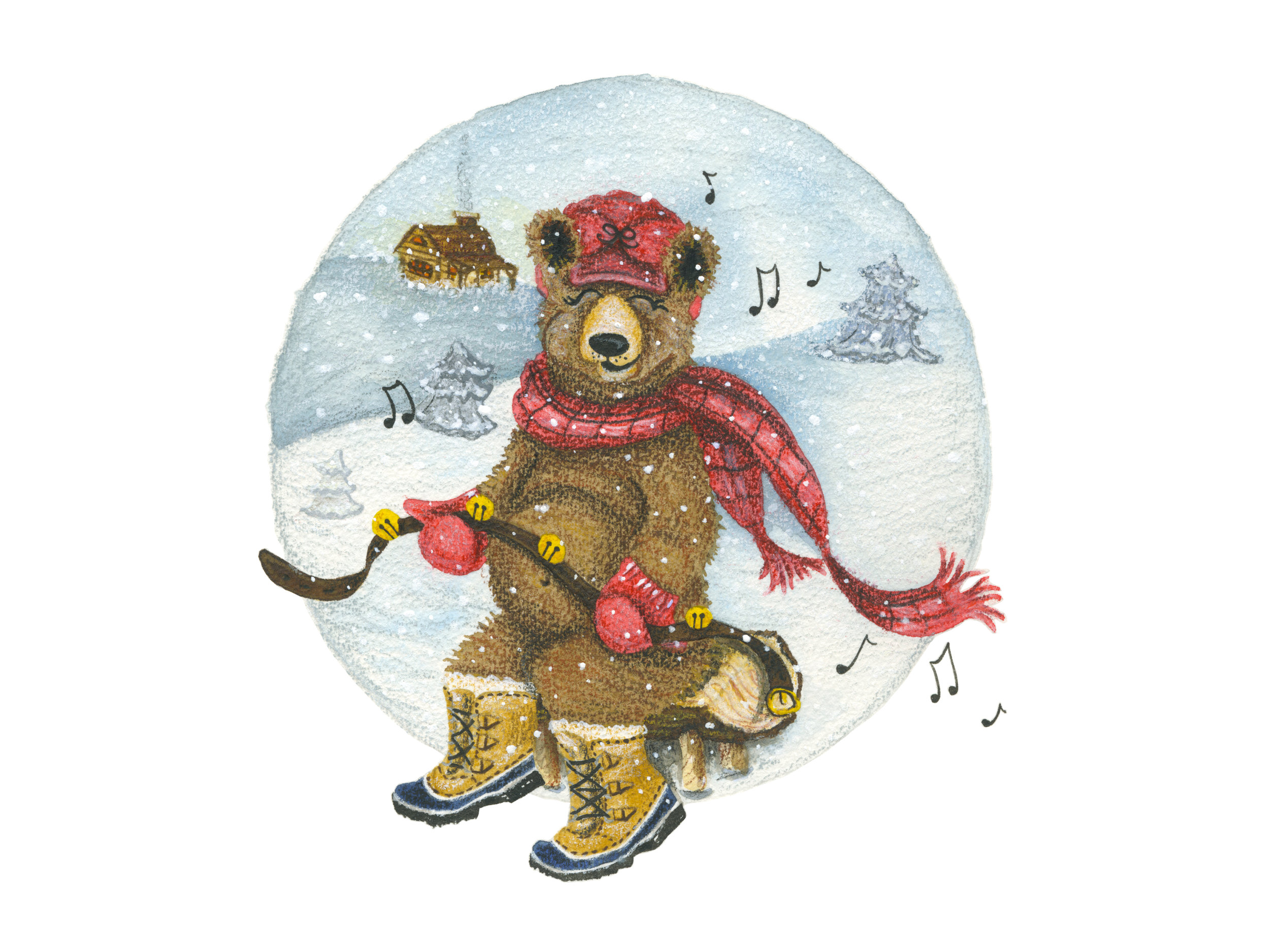 Holly Jolly Holiday Bear