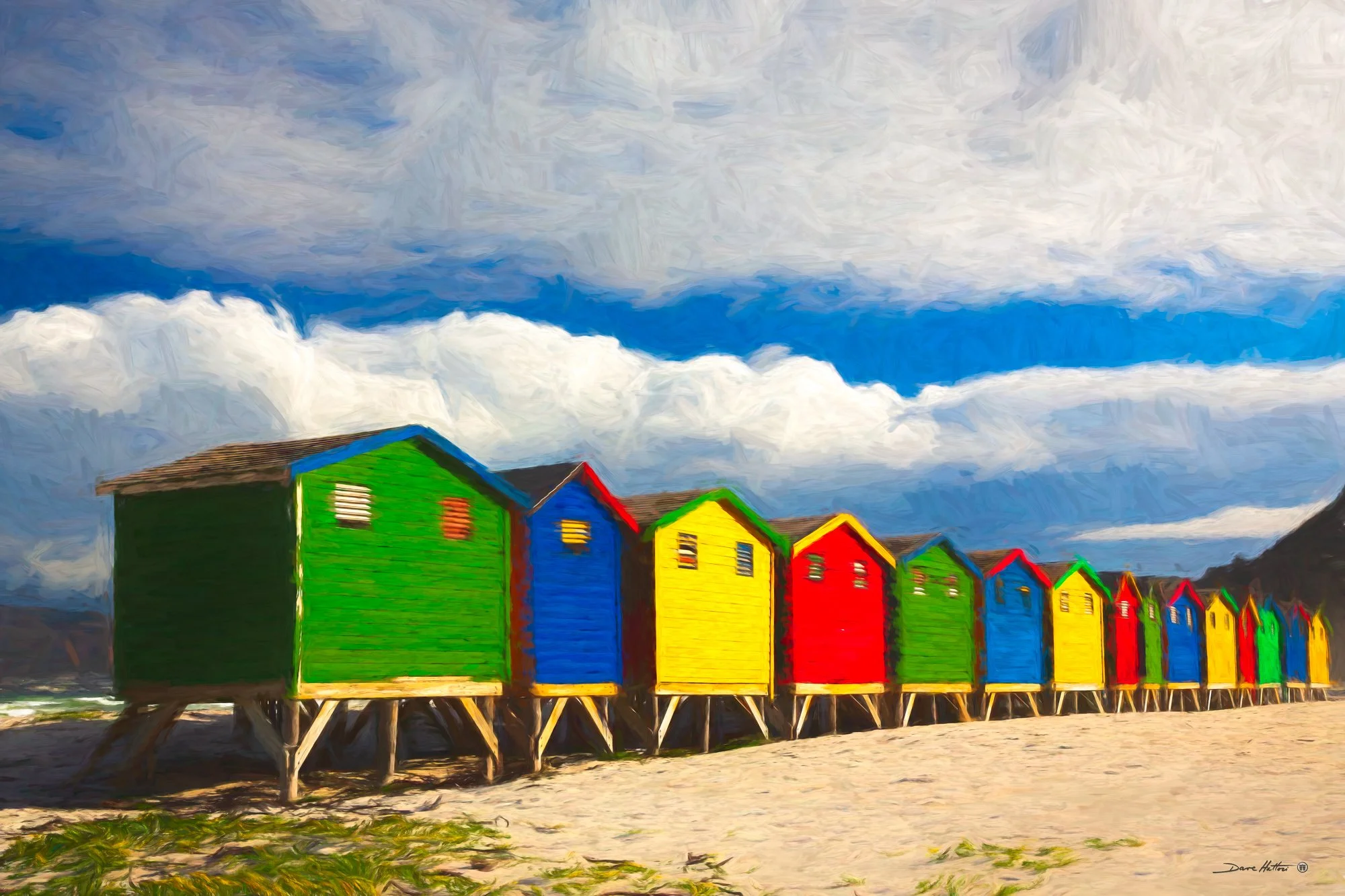 "Muizenberg Beach Huts"