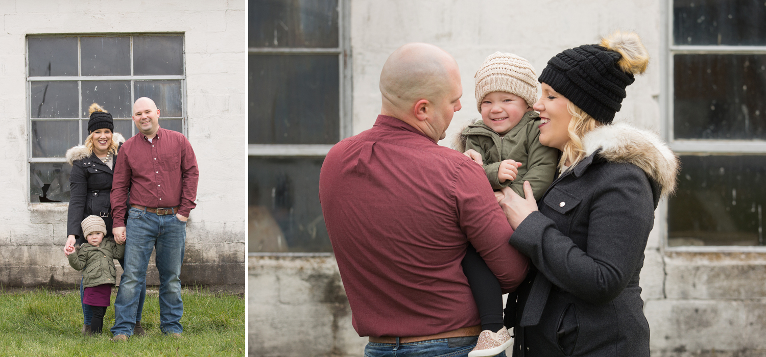  Yorkshire Ohio, outdoor family session, winter family session, modern family photography 
