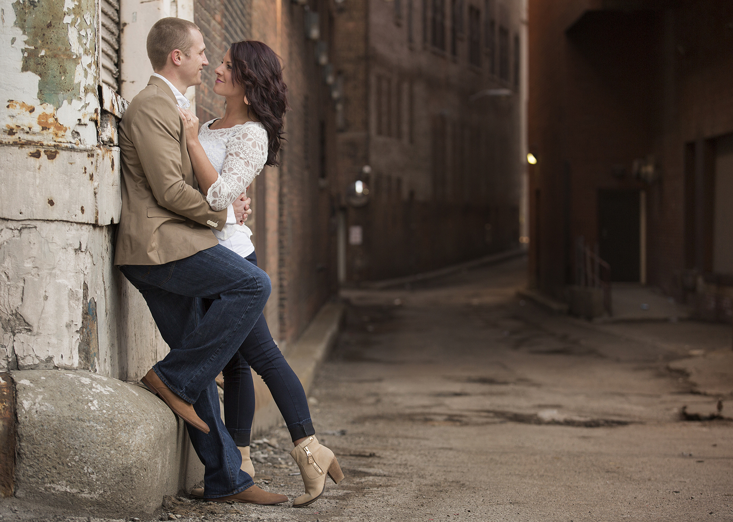  Cleveland Ohio, modern engagement photography, urban photography 