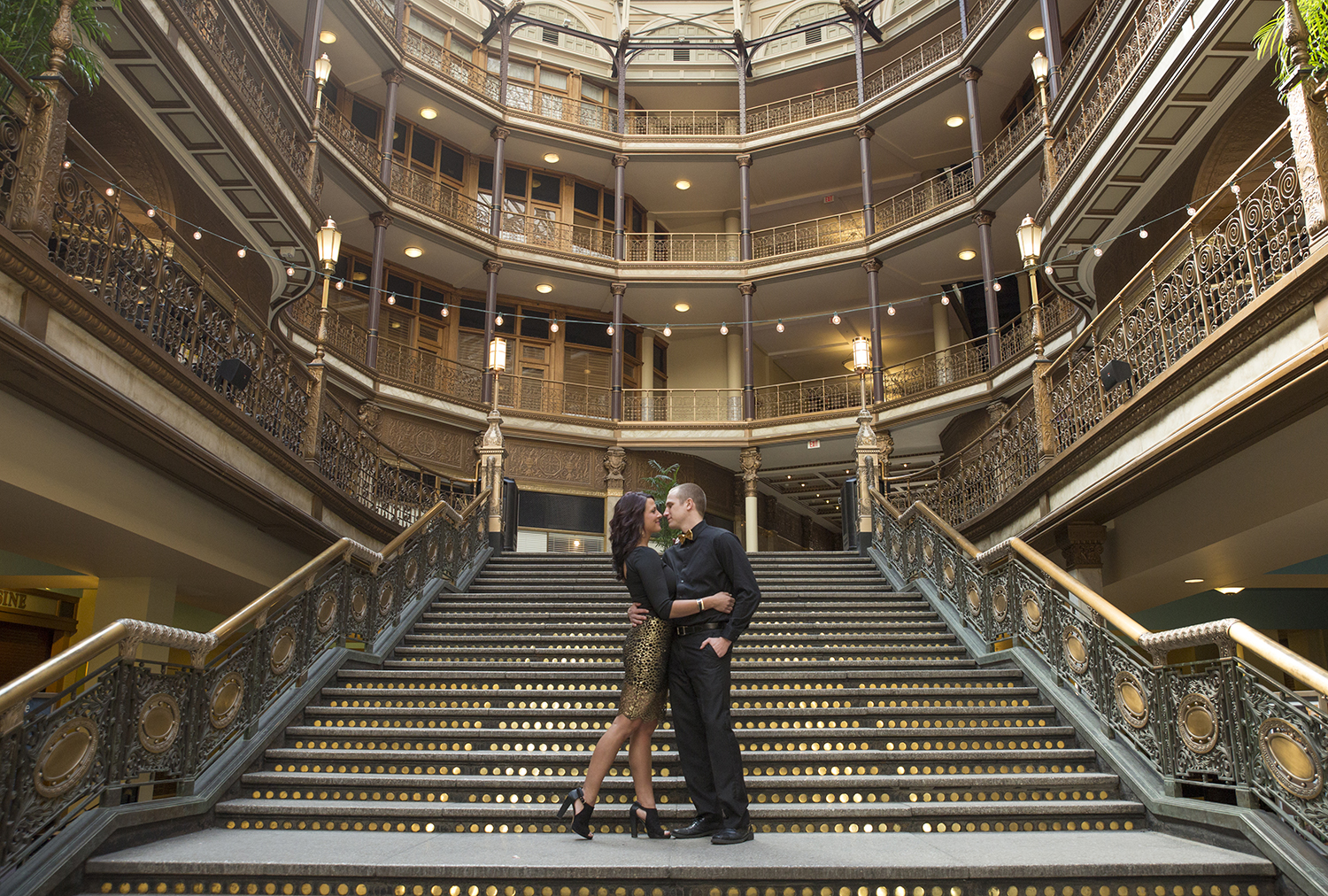  Cleveland Ohio, epic engagement photography, modern engagement photography, black and gold, storytelling photography, romantic engagement photography 