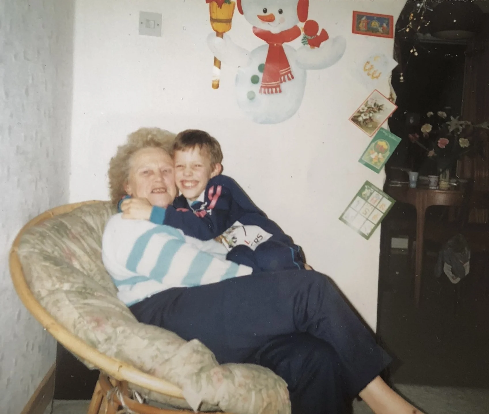 Nanny Beanie and myself in the mid 80's x