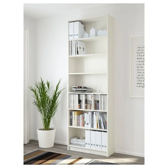 the classic IKEA billy bookcase 