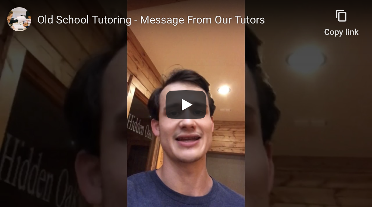 VIDEO: Our Tutors Wish All of Our Students A Great Summer!