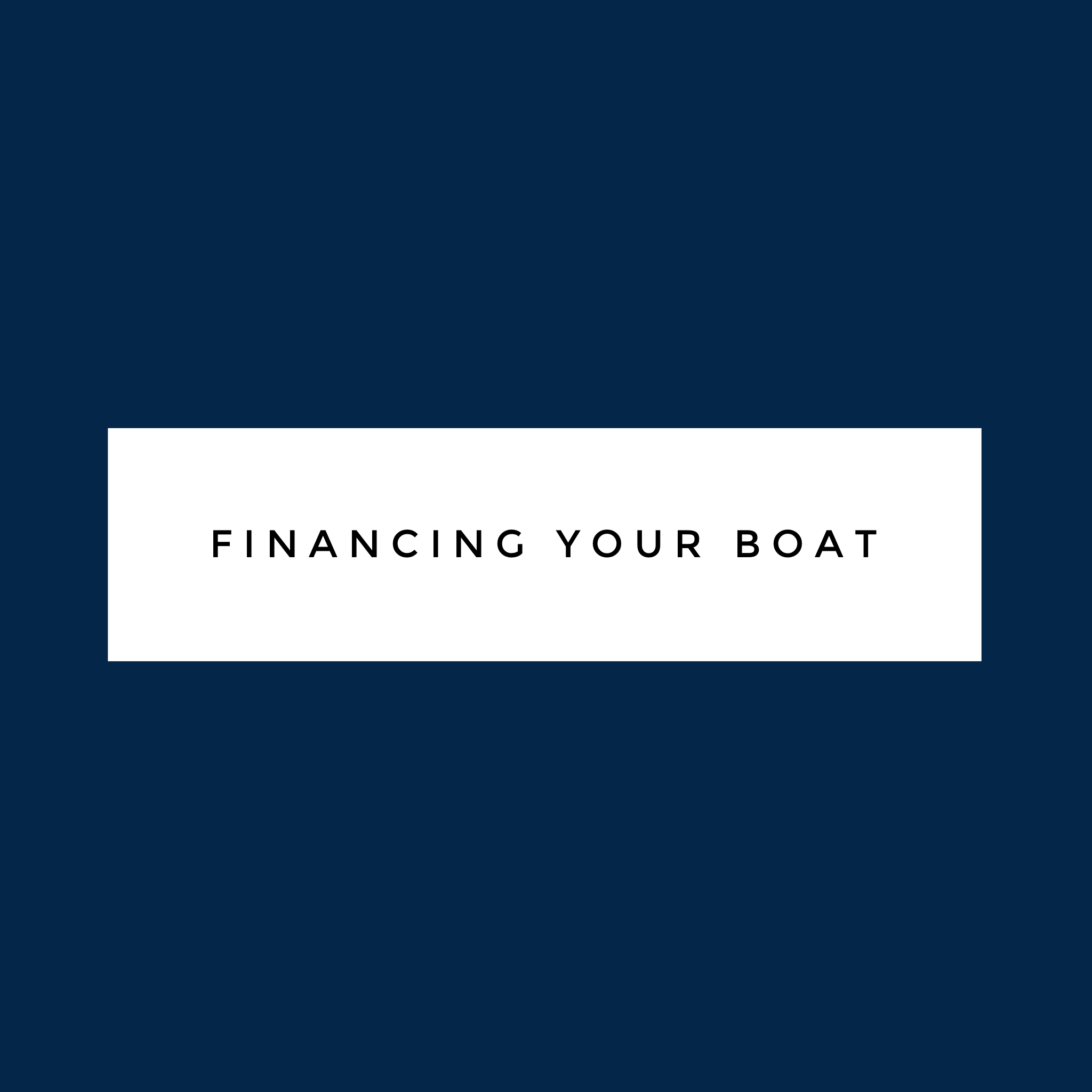 How do i finance my boat?