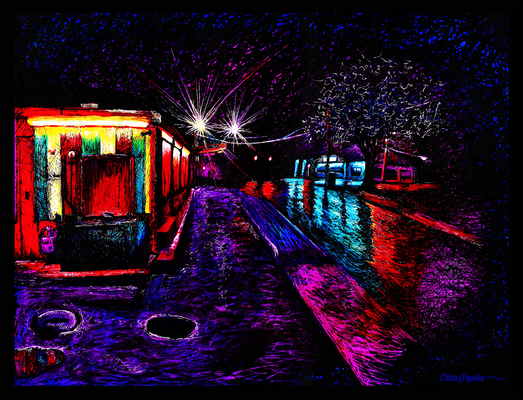 indi’s (lexington, kentucky) — ink + marker on paperprints available here. original piece available - contact me.