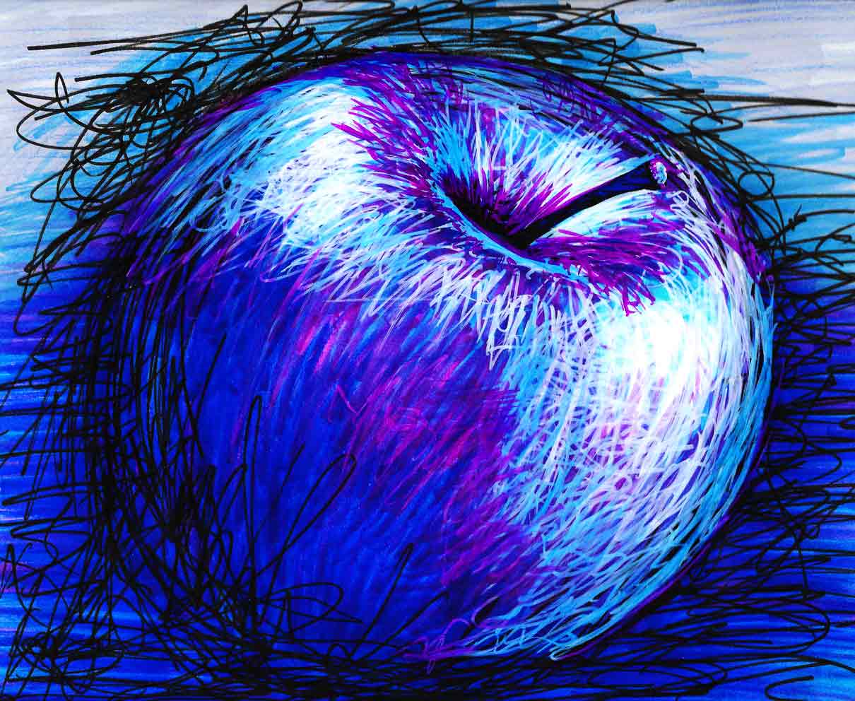 print: night still life