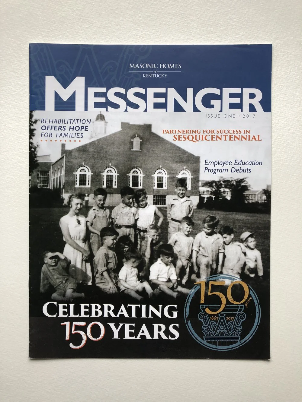 Logo and Newsletter Design for Masonic Homes of Kentucky