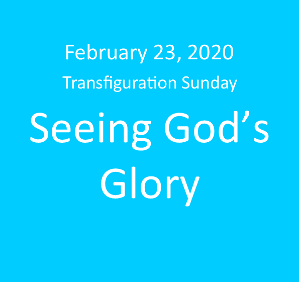 Seeing God's Glory