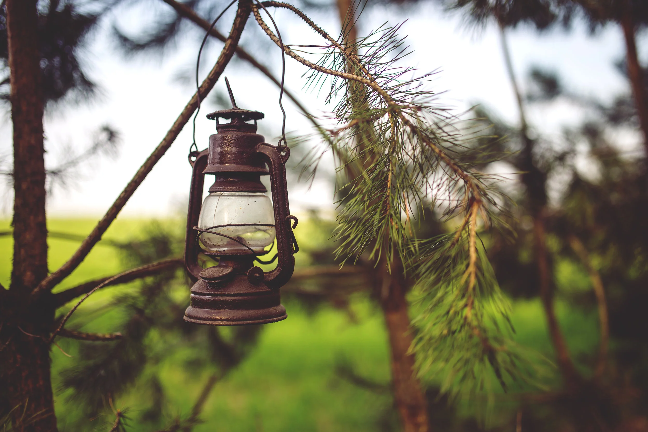Rustic Oil Lamp