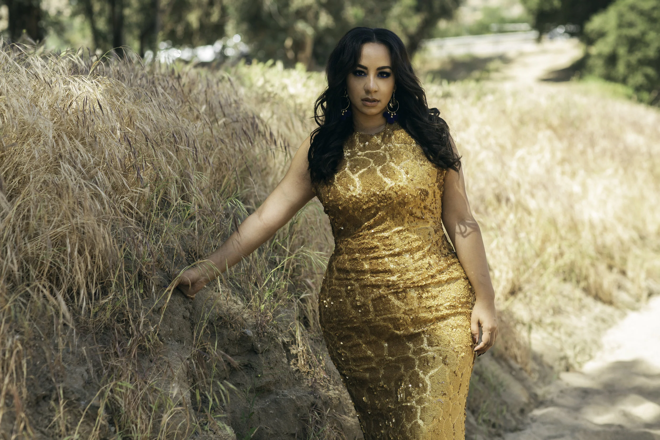 @_ MelissaMercedes _ Designer Melissa Mercedes modeling her line. Photographer: Boko Cecile