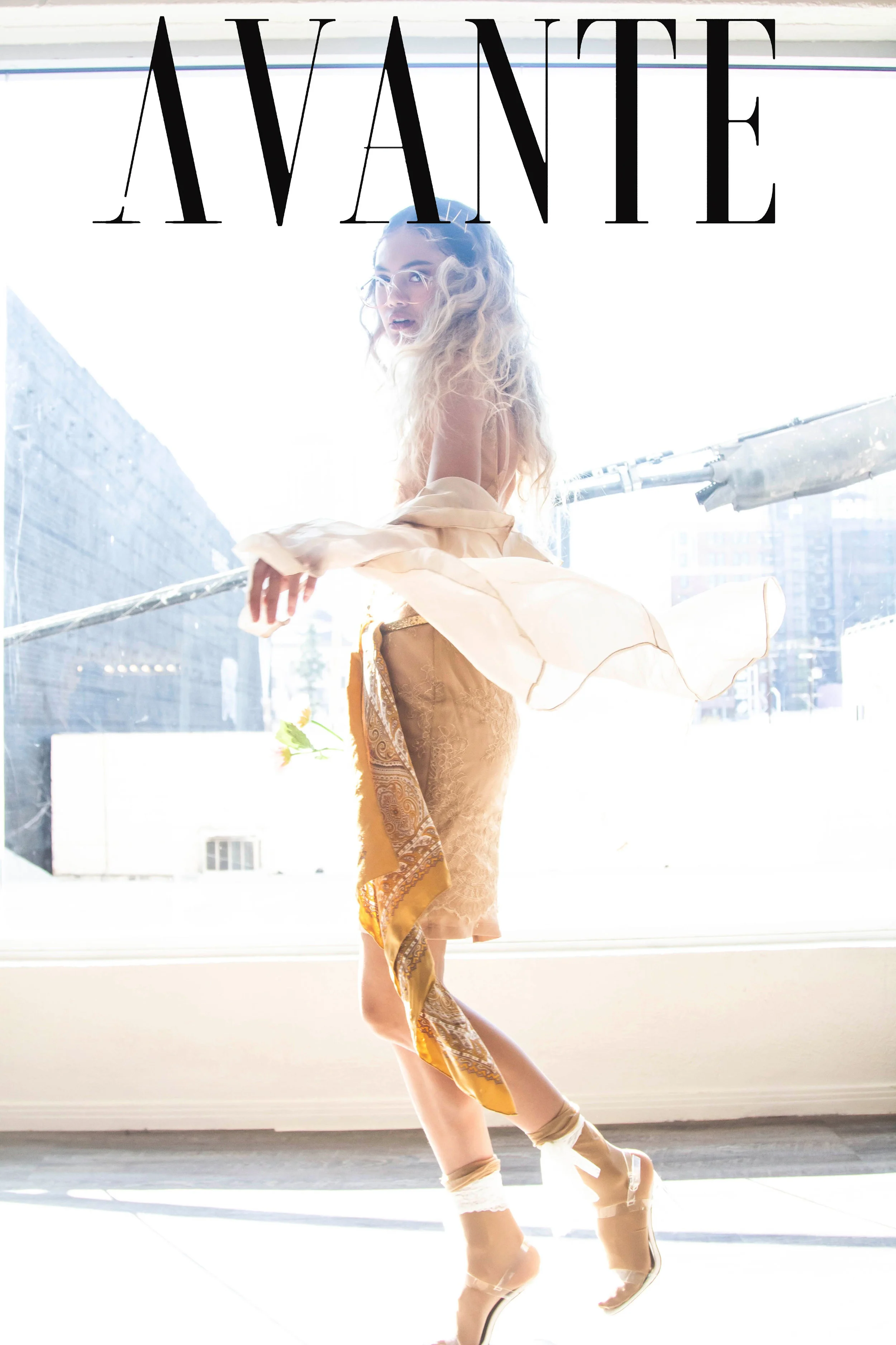 Dress: Rouba.G Blouse: MISHI New York Accessories: The Style Barre Eyewear: Quirk