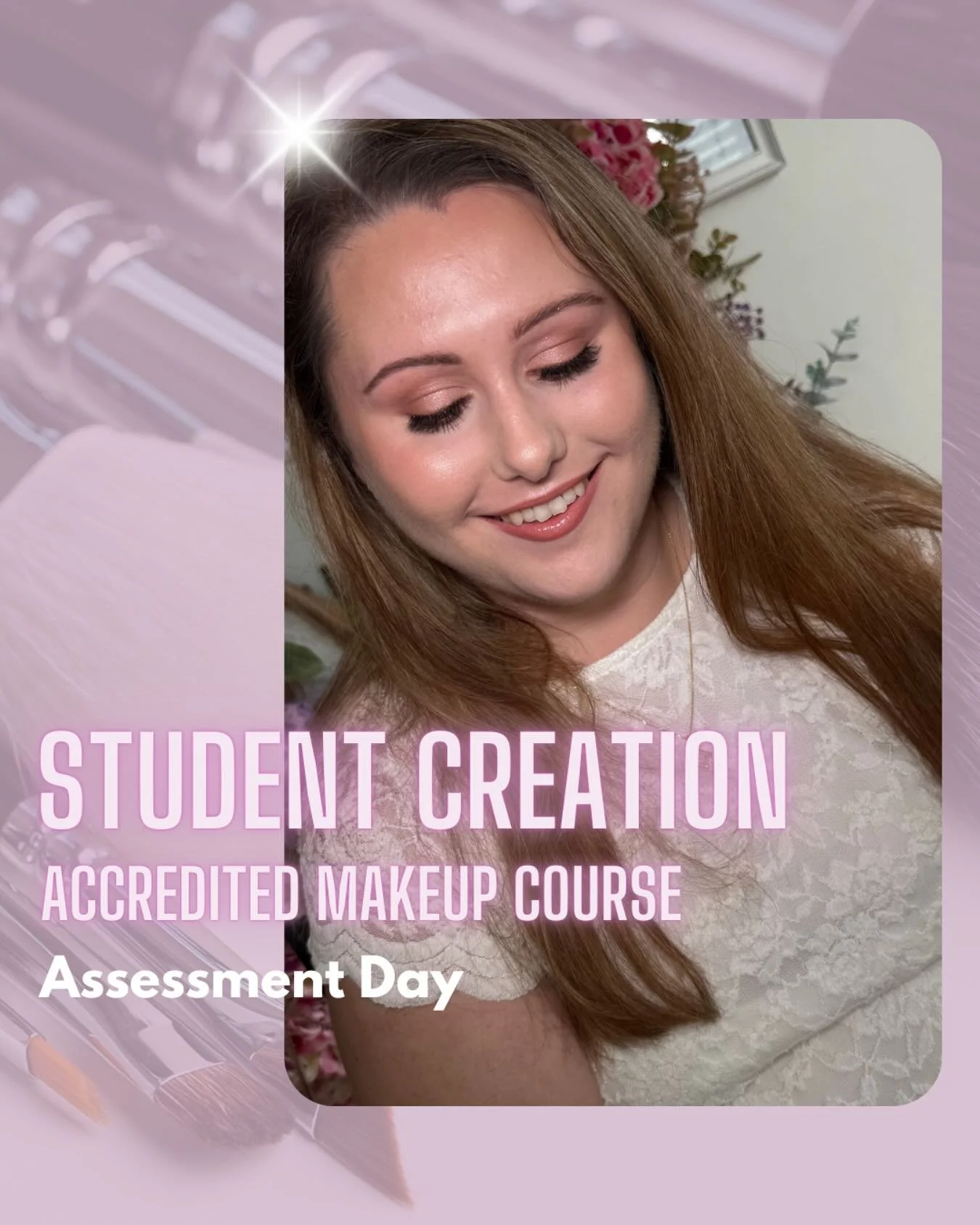 ✨Student&rsquo;s Work✨

Congratulations to Freya who passed her accredited makeup course with me! 💜🥂✨

She created a gorgeous Charlotte Tilbury &ldquo;pillow talk&rsquo; esq, glowing makeup and she did an amazing job 👏 

I was really impressed and
