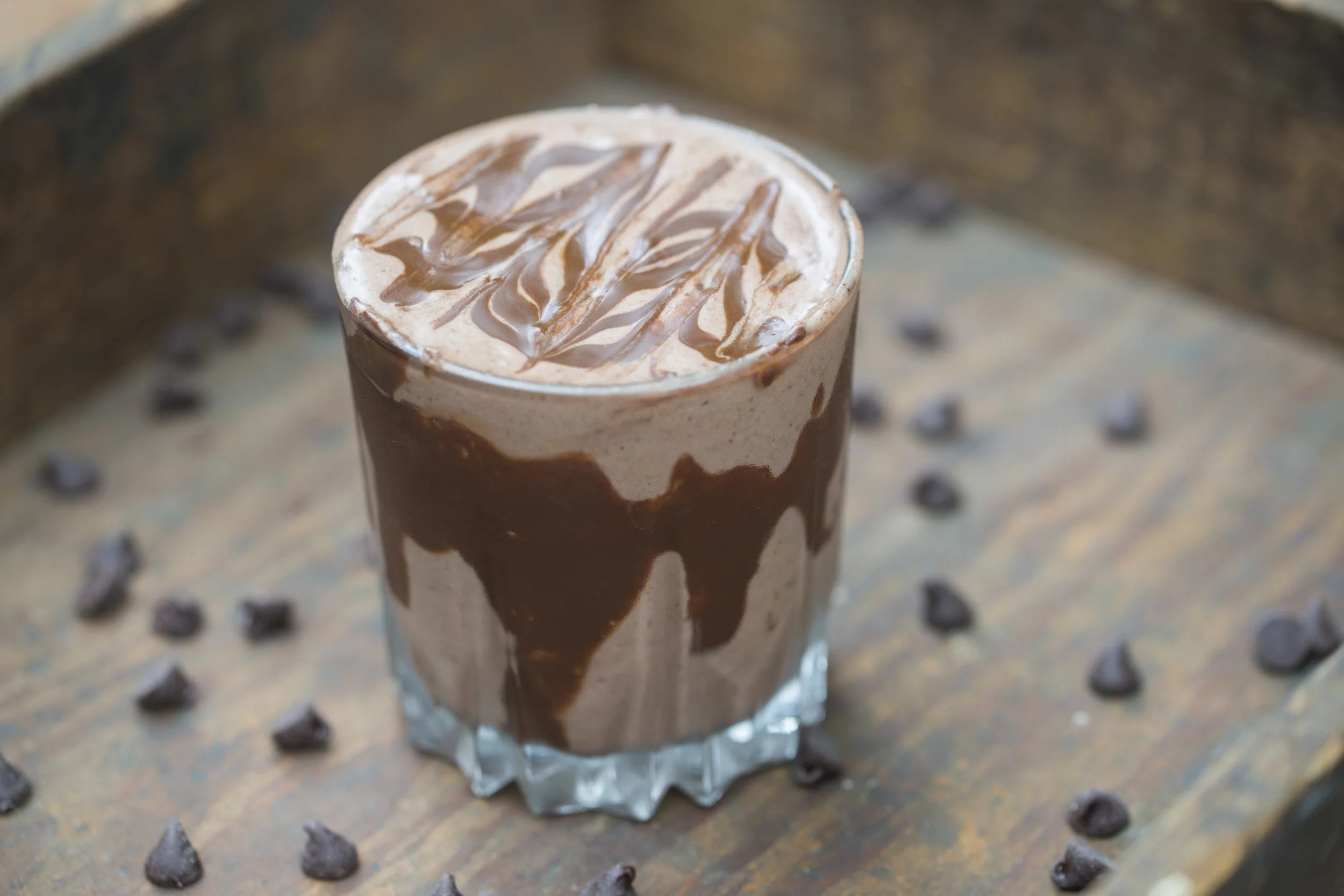 Healthy Chocolate, Almond Butter, Date Shake