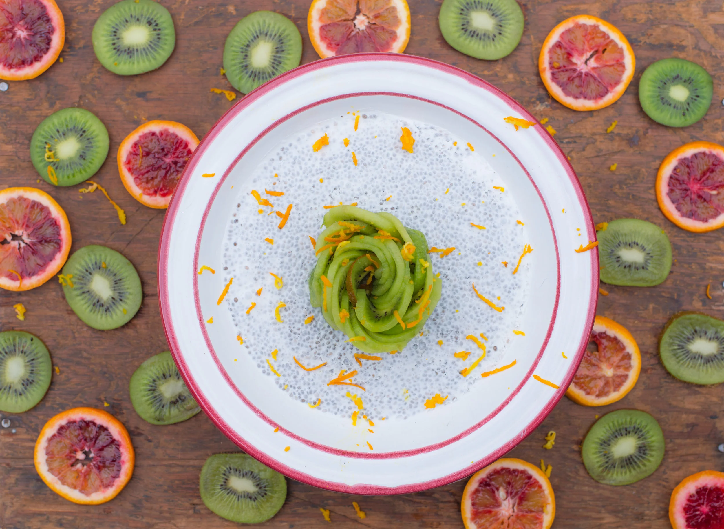 Coconut Kiwi Chia Pudding
