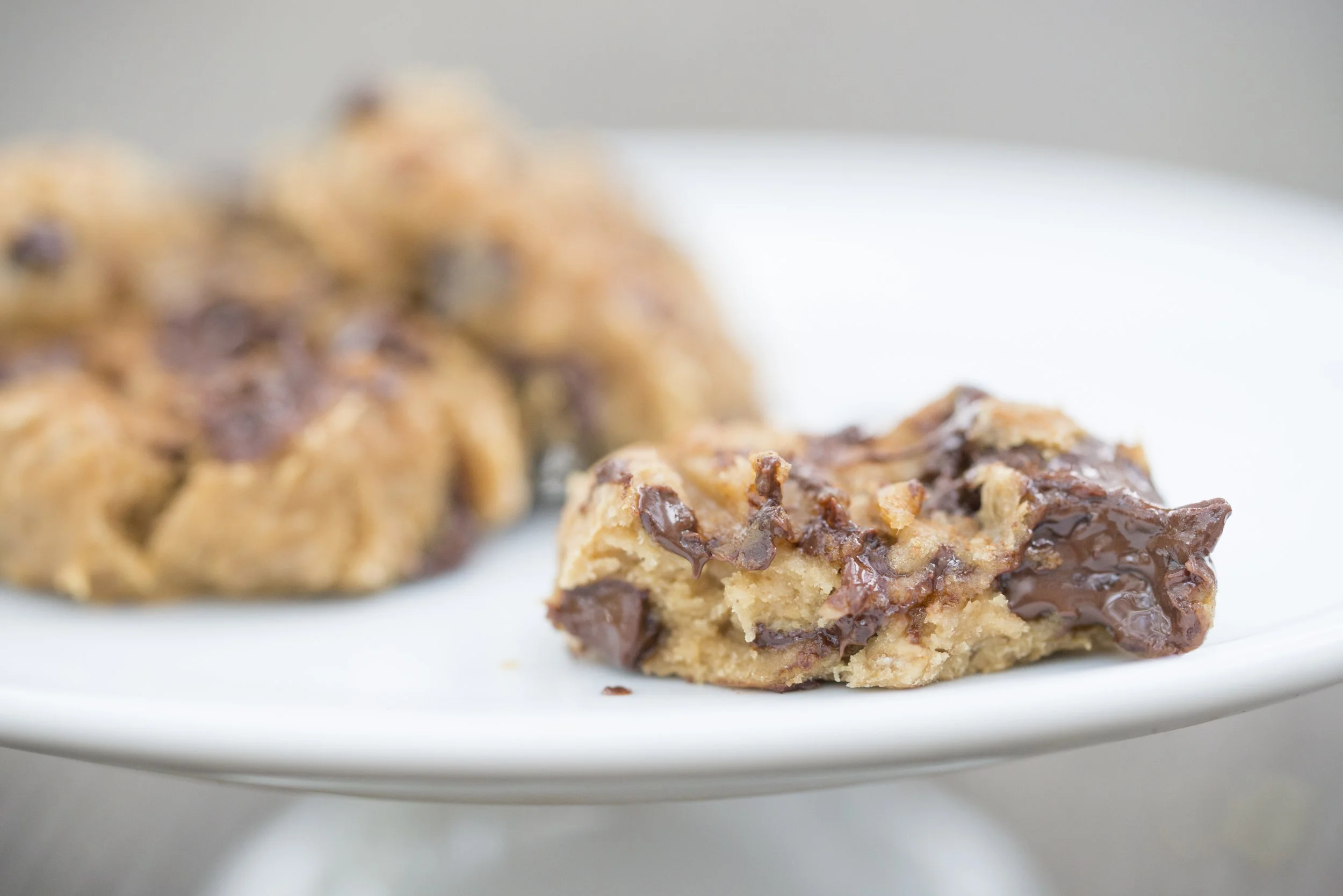 Chocolate Chip Peanut Butter Banana Cookies