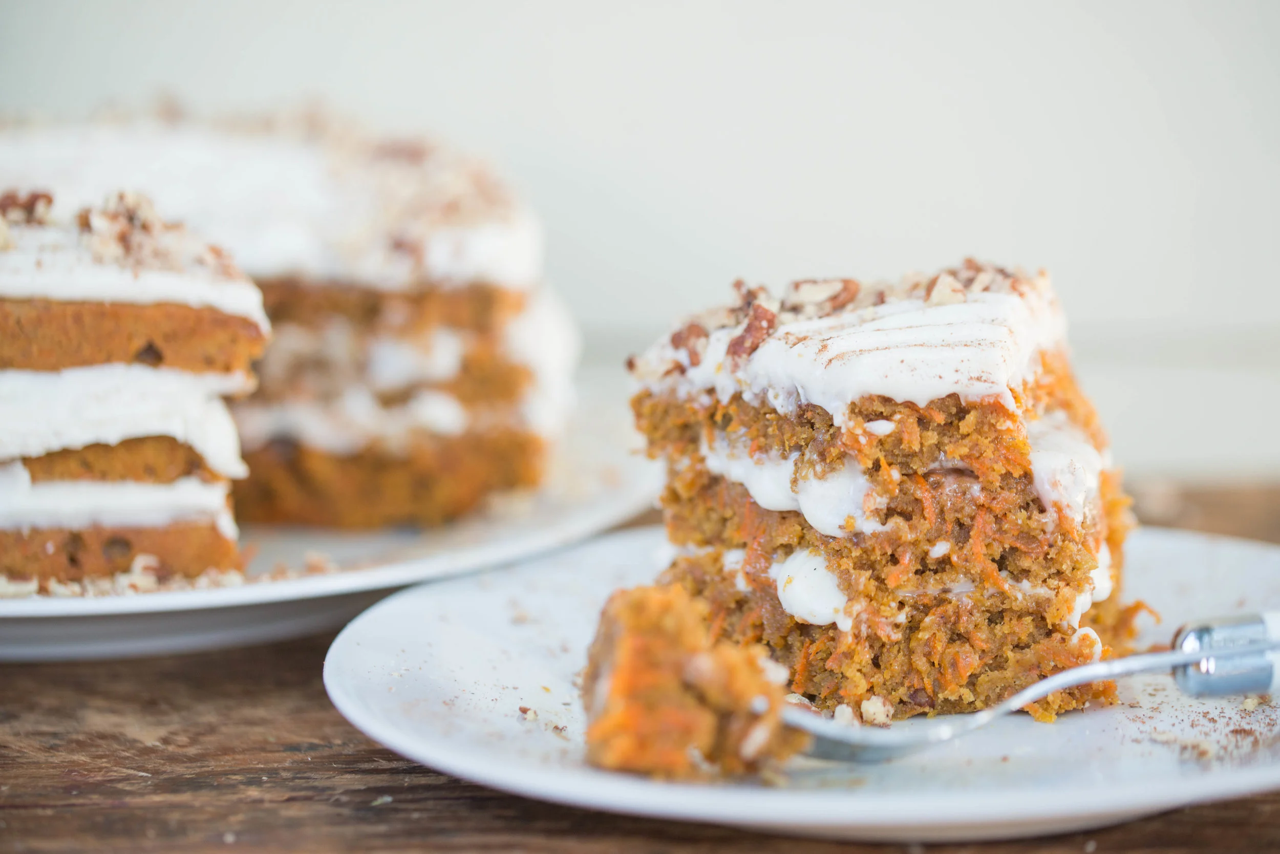 Carrot Cake with Vanilla Cream Cheese Frosting