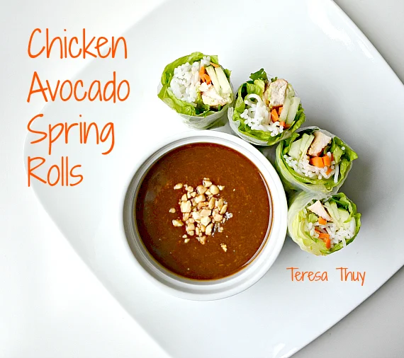 [Mmm...Monday] Chicken Avocado Spring Rolls