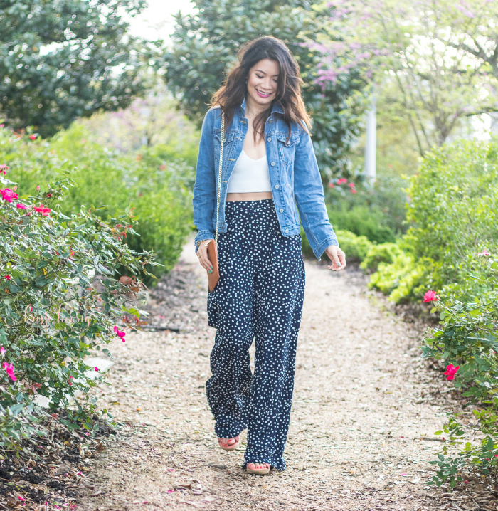 20 Trendy Ways to Style Your Wide-Leg Pants | Winter date night outfits, Denim  fashion, Spring outfits women