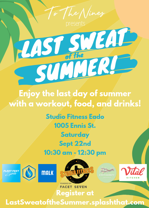 Last Sweat of the Summer!