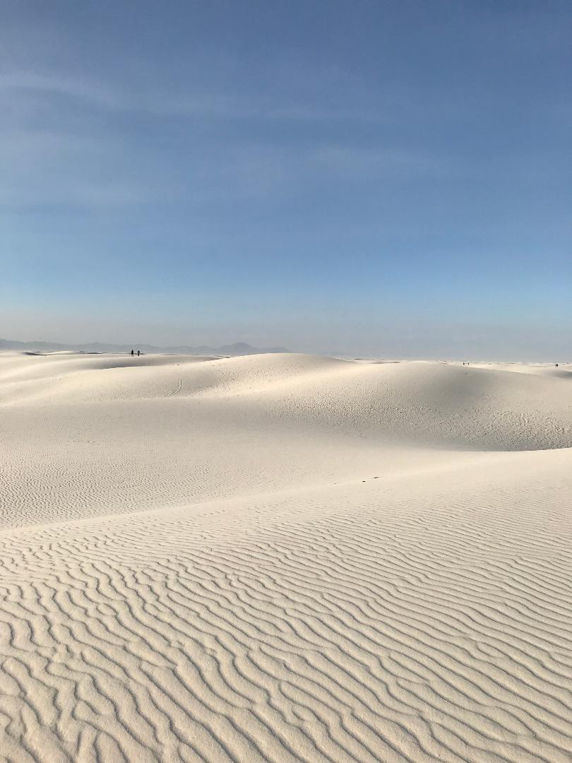  Miles and miles of white sand 