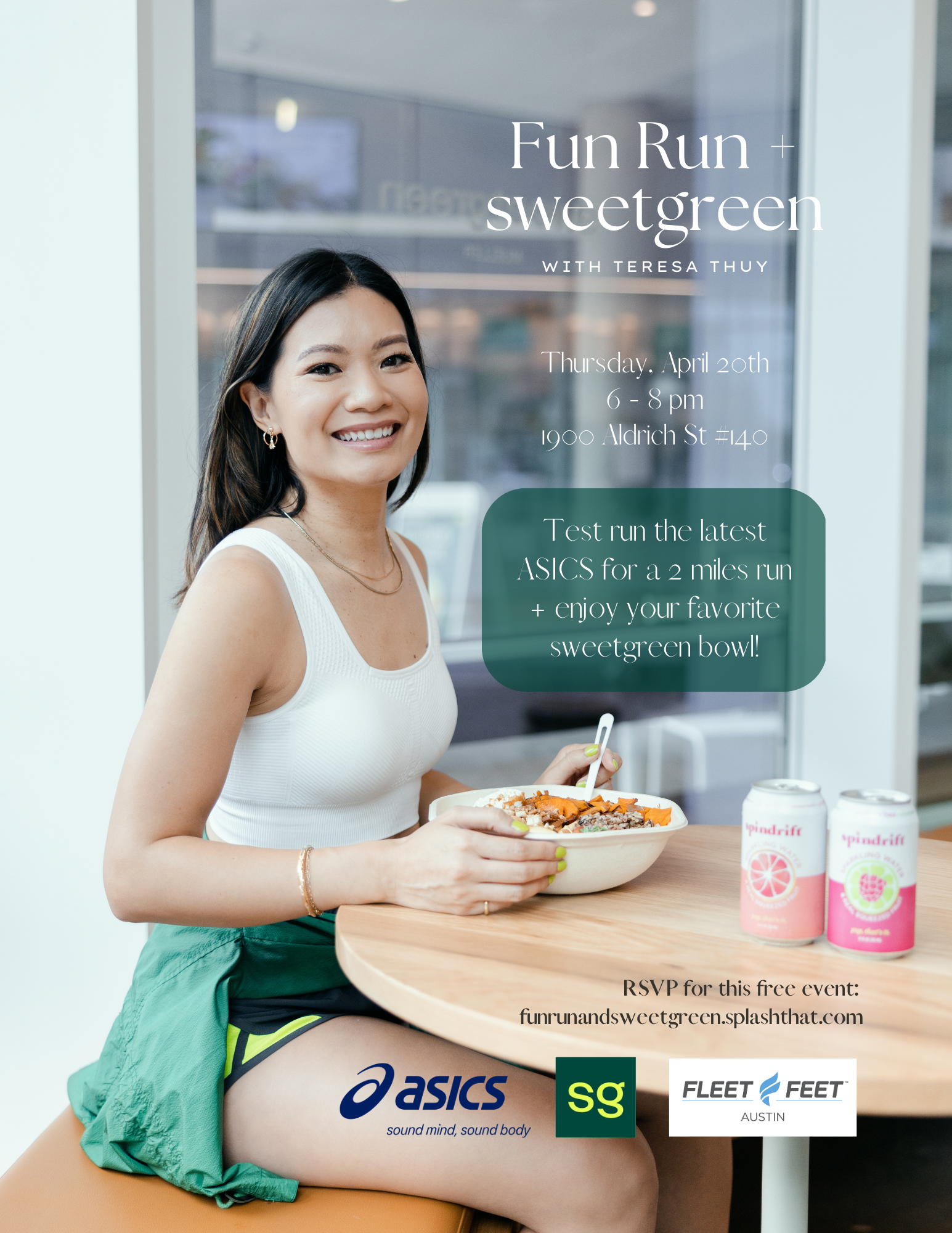 Fun Run + sweetgreen with Teresa Thuy