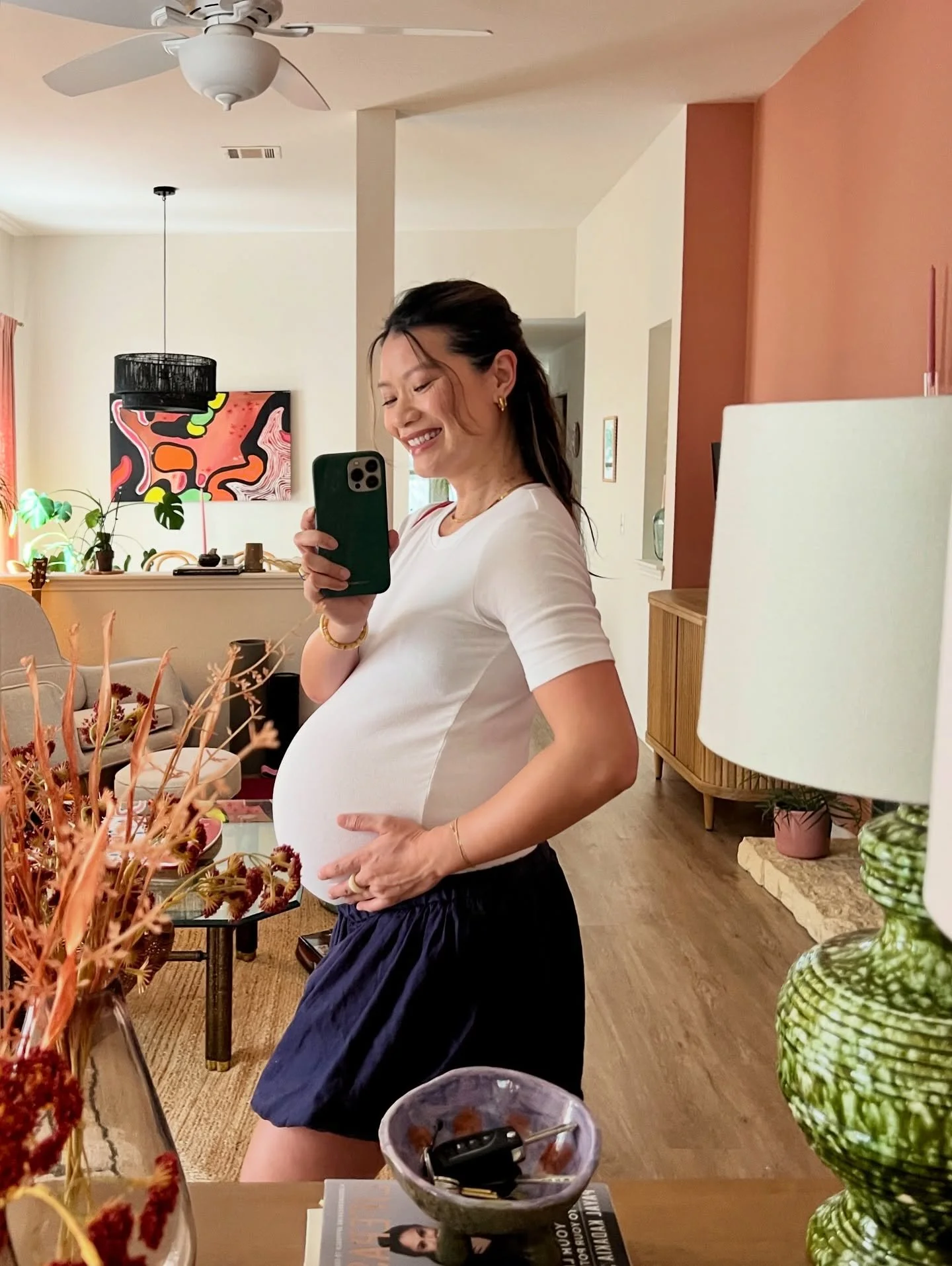💗 How lucky am I to get to nourish you, love you, and sing to you? Washing your cute little newborn clothes &amp; feeling emotional knowing we&rsquo;ll hold you soon! We&rsquo;ve taken classes from newborn care to breastfeeding to childbirth to prep