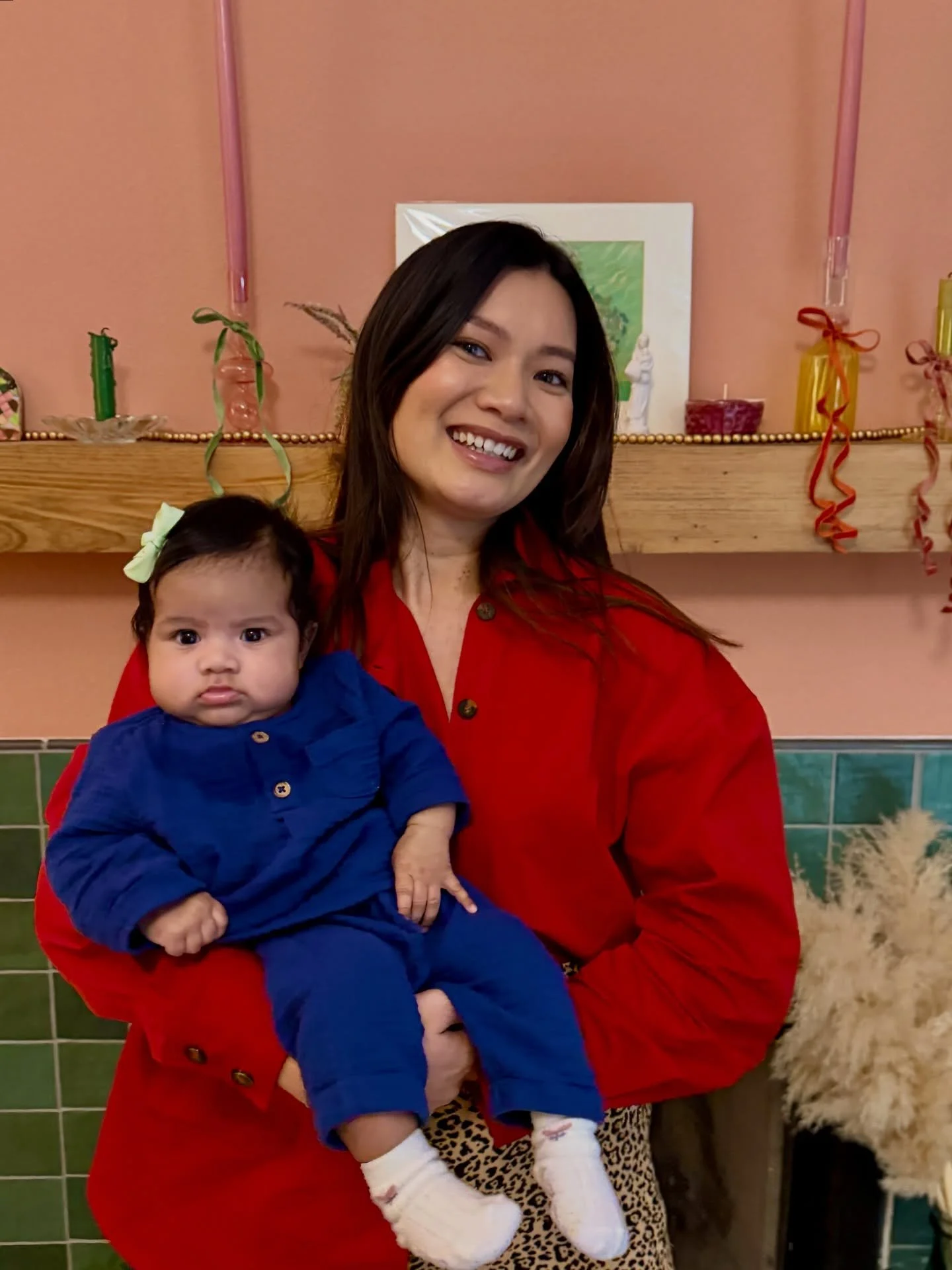 A sweet birthday with my little family! 💗💗 Thank you to my husband for giving me a mommying break and treating me with a massage, mani/pedi, a sports bra that fits!, dinner &amp; cake at home, two nights where he took over Isla&rsquo;s night feeds,