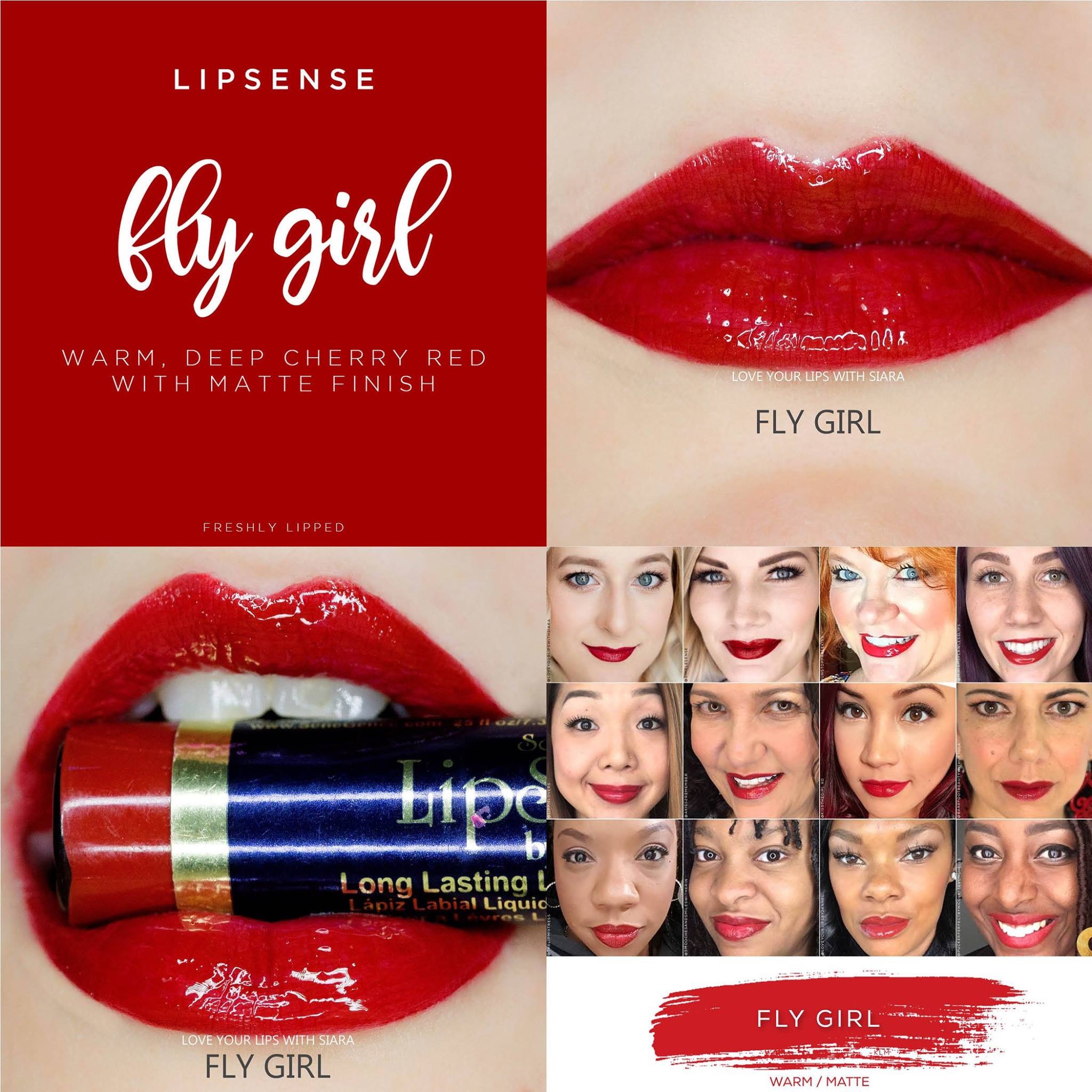 Fly Girl LipSense Collage