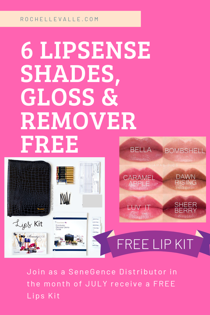 SENEGENCE LIPSENSE LIPS KIT IS FREE DURING JULY (200 VALUE) — FEARLESS