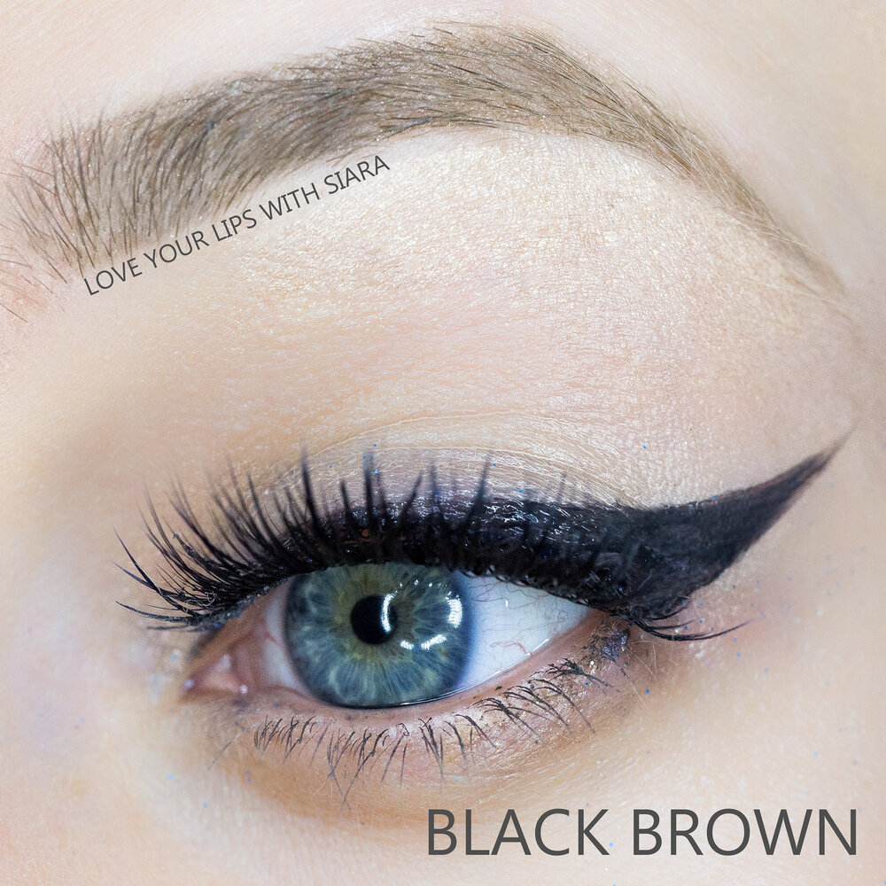 Smuk kvinde Elektriker evne Black Brown EyeSense™ Liquid Eye Liner — Rochelle Valle - Fearless Beauty