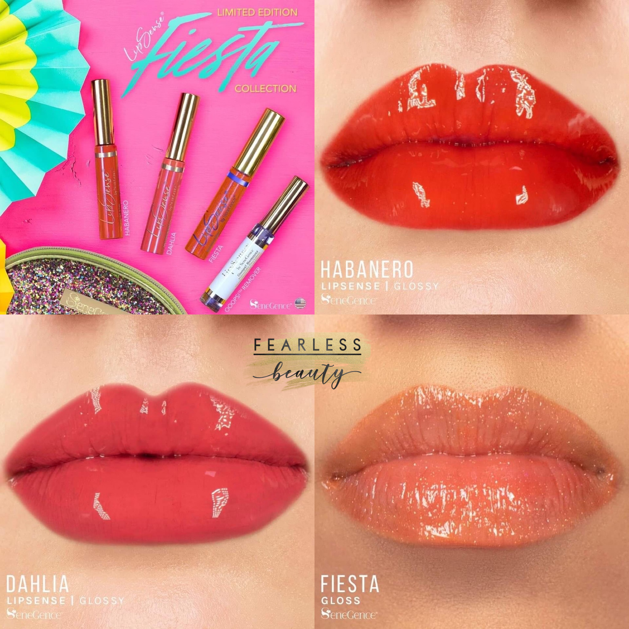 NEW FIESTA LIPSENSE® LIP COLOR COLLECTION