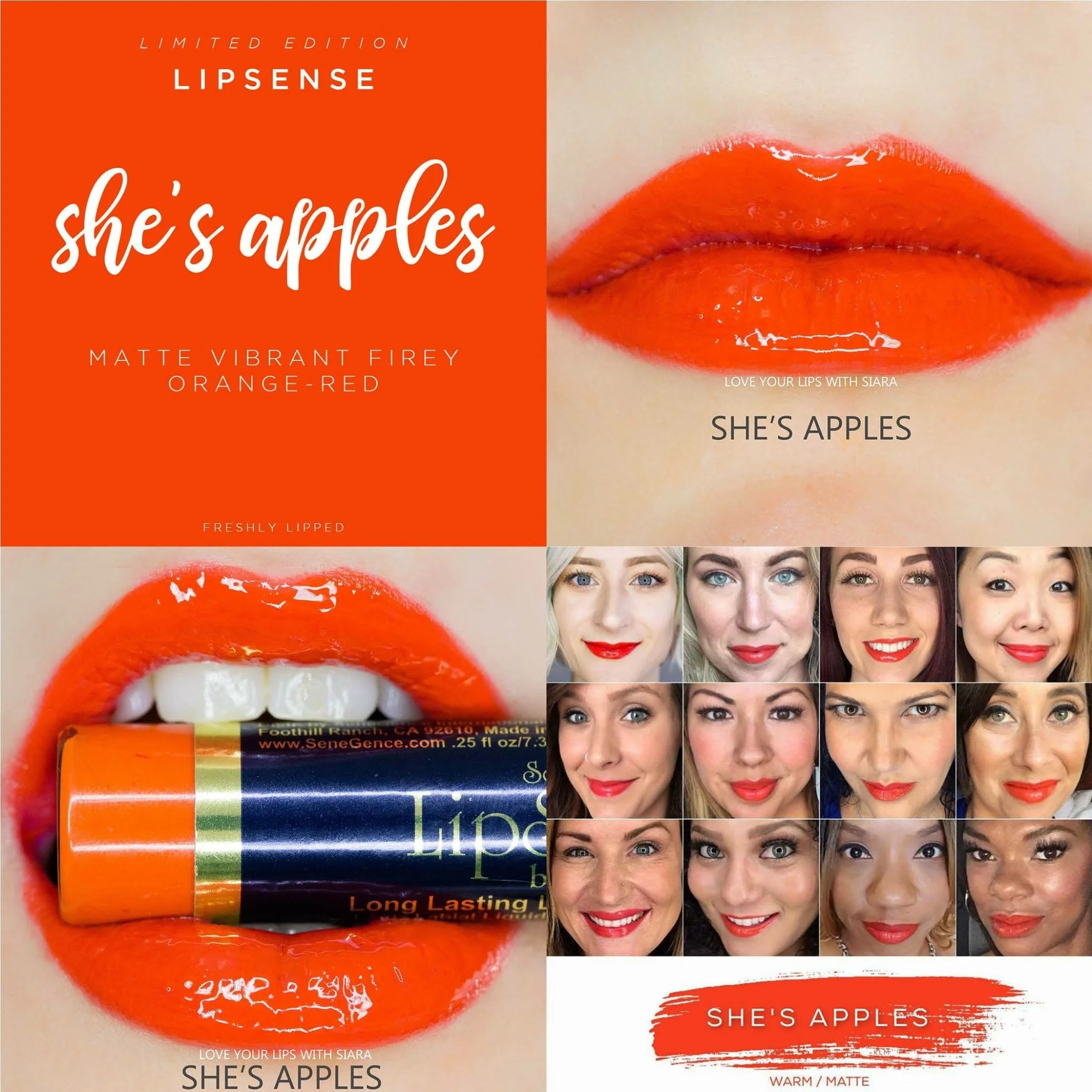 SHE'S APPLES LIPSENSE® LIMITED EDITION