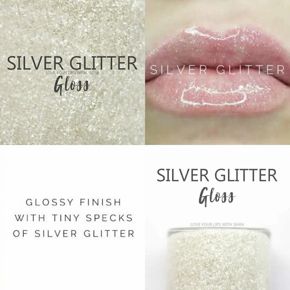 SILVER GLITTER LIPSENSE® GLOSS