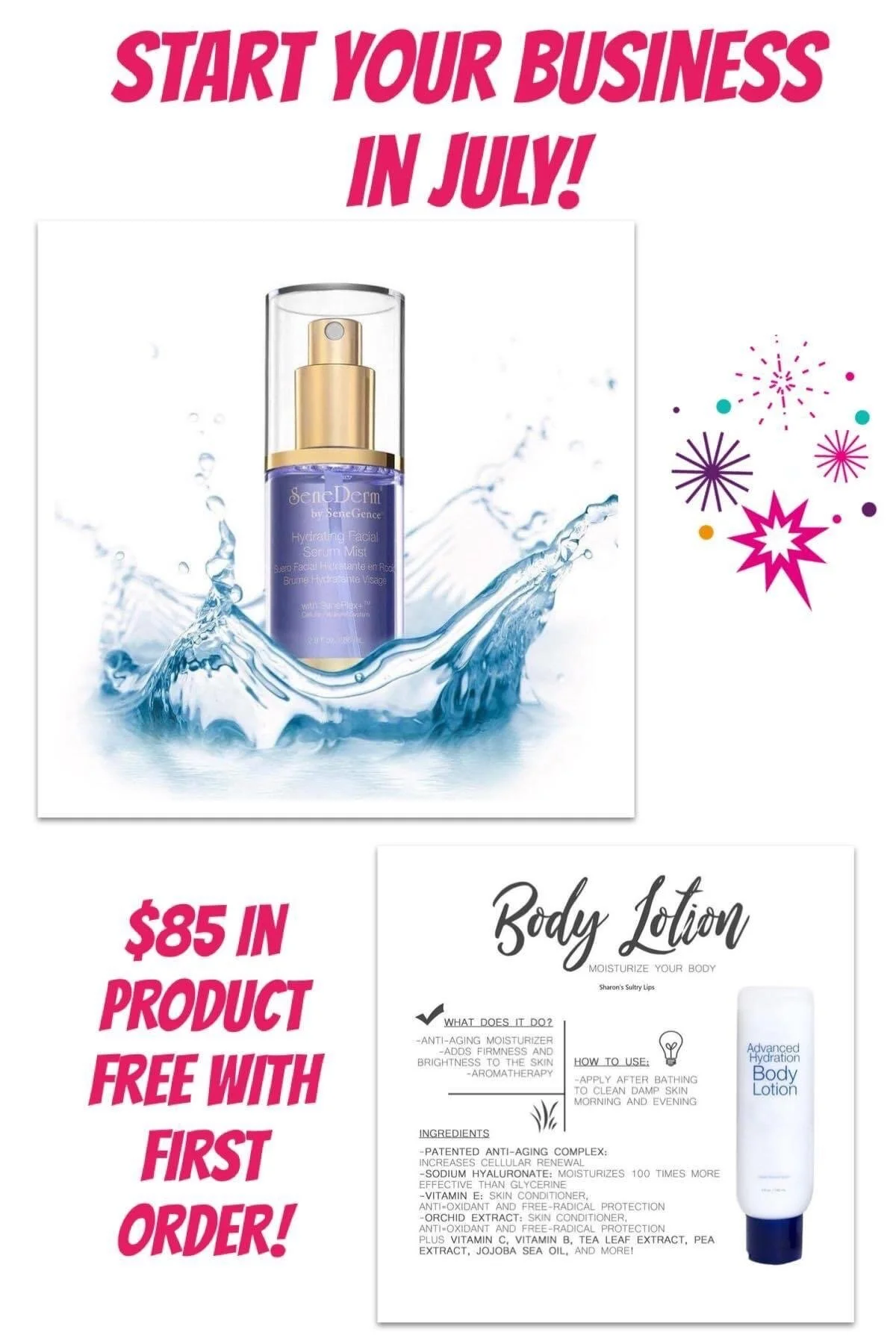 SENEGENCE NEW DISTRIBUTOR PROMOTION FOR JULY 2020 - FREE PRODUCT