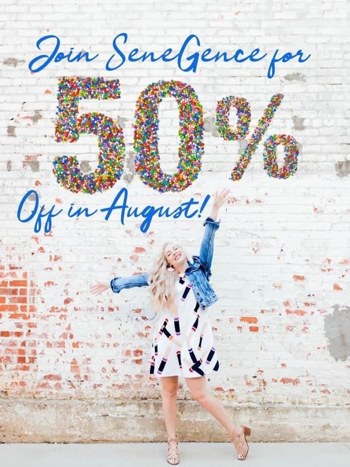 AUGUST NEW SENEGENCE DISTRIBUTOR MEMBERSHIP IS 50% OFF 