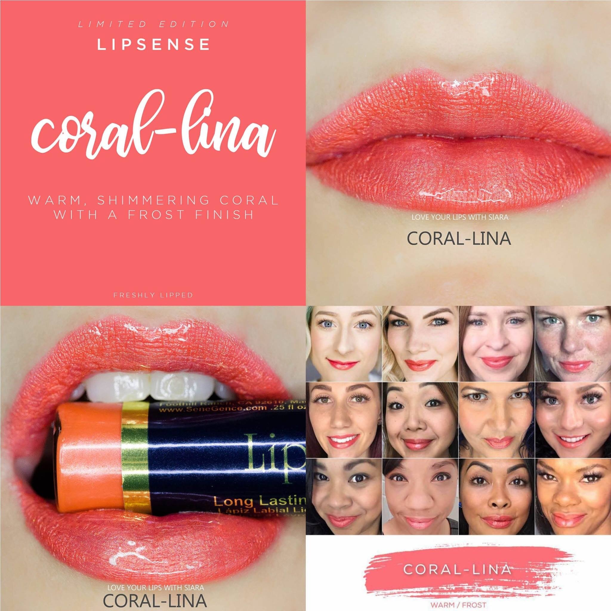 CORAL-LINA LIPSENSE® LIMITED EDITION  
