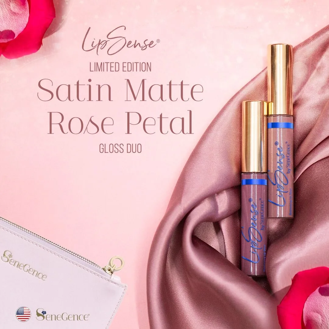New Limited Edition Satin Matte Rose Petal Gloss Duo