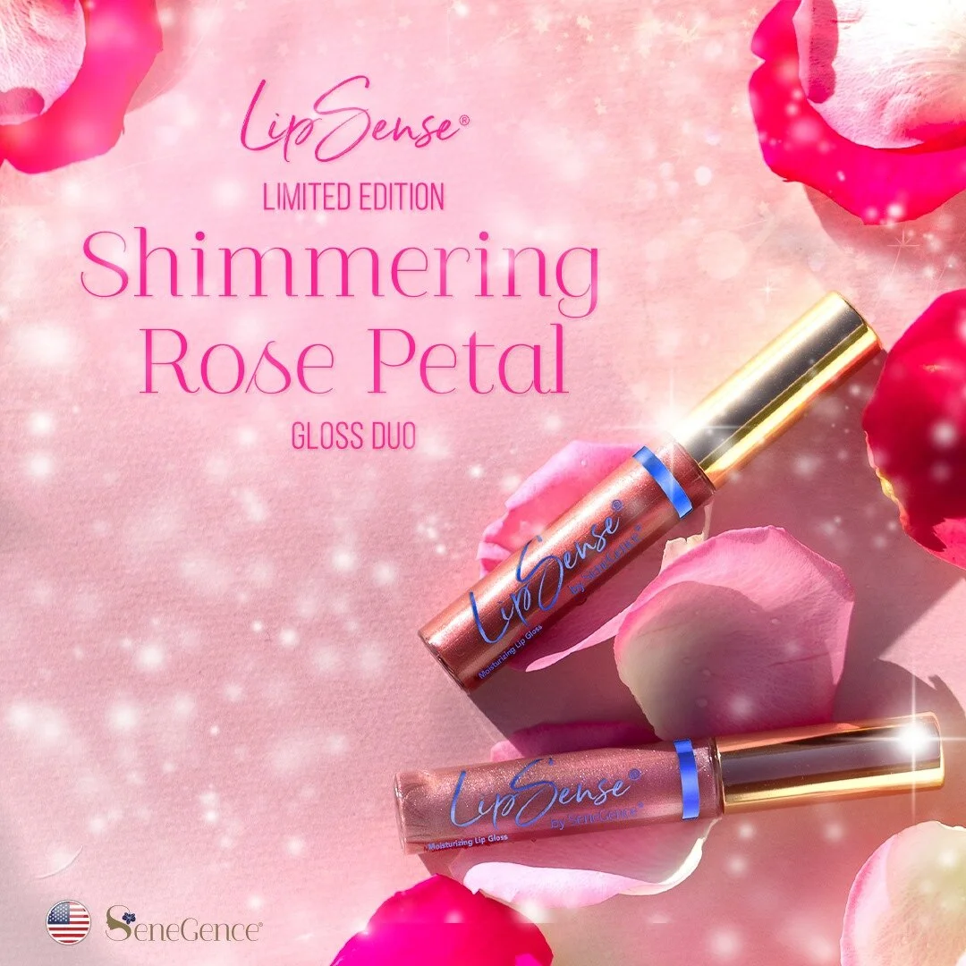 New Shimmering Rose Petal Gloss Duo