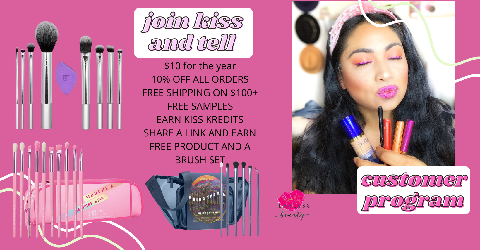 Earn Senegence Kiss Kredits Become an Ambassador Today